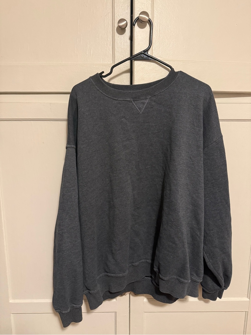 Men's 2Xl Charcoal Crewneck Sweatshirt - Classic Pullover